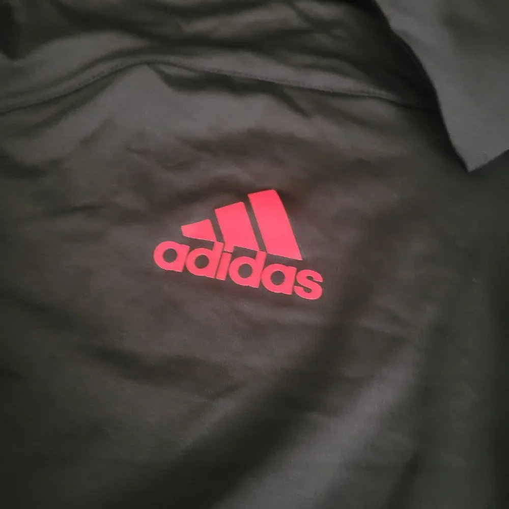 Rutgers Scarlet Knights Adidas Tech Polo Football Coach Shirt Black GE1748 XL 2X - Picture 3 of 8